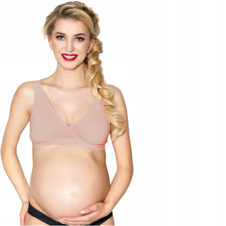 NETi Soft Cotton Tehotenská a dojčiaca podprsenka MTX 08 Pink